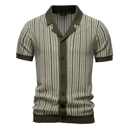 Retro Knit Casual Shirt - Harren Cole