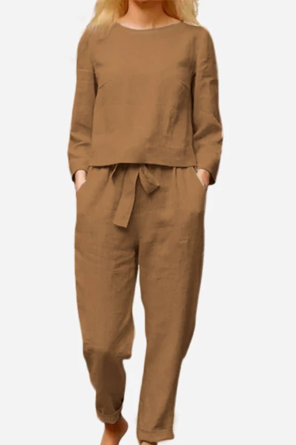 Retro Linen Two - Piece Set - Zeitloses Design! - Livezo