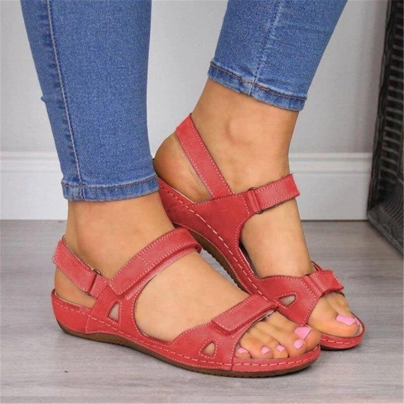 RetroWalk Komfort Retro Orthopädische Sandalen - Livezo