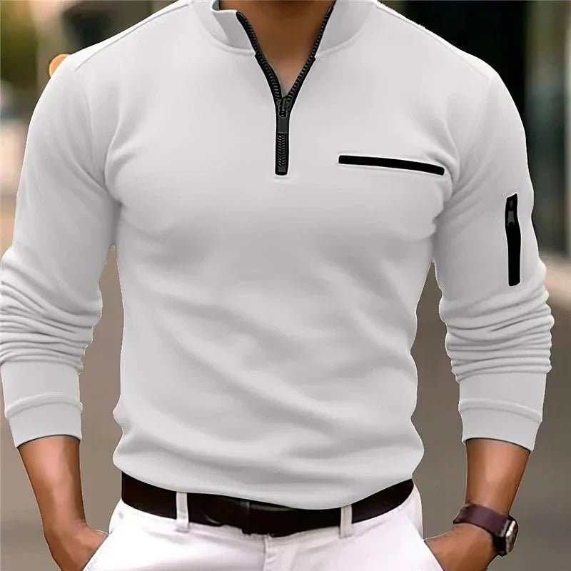 ROBIN | Long - Sleeve Polo Shirt - Müheloser Stil, ultimativer Komfort - Livezo