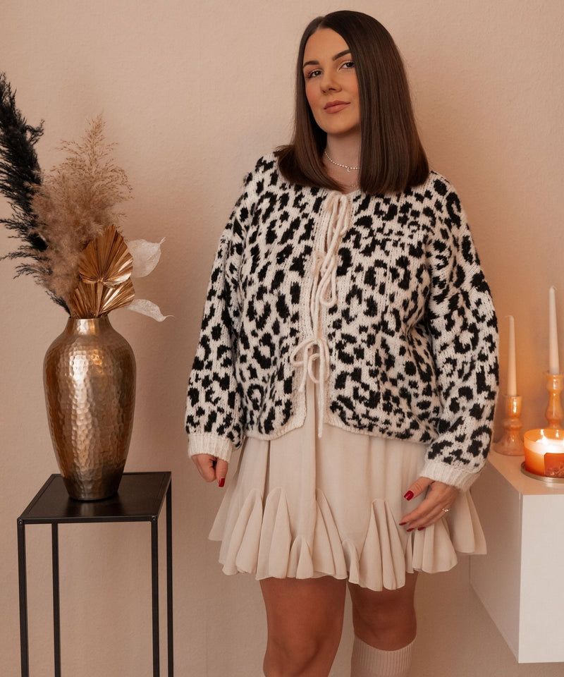 Schickes Beige Rocker - inspiriertes Kleid - Livezo