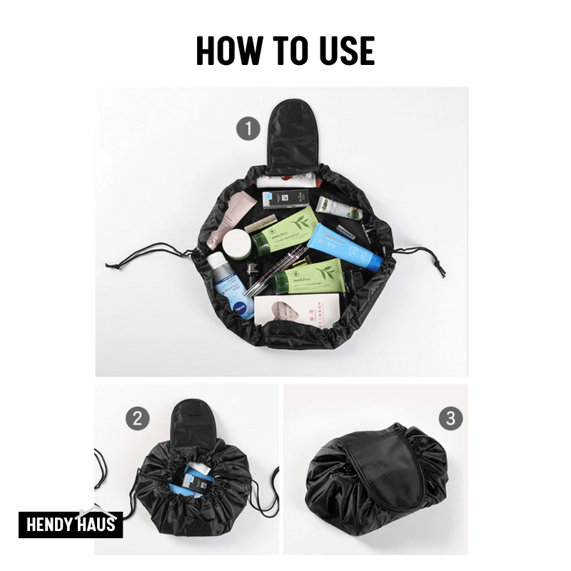 Schickes weiches Canvas - Make - up - TaschOrganizer - Livezo