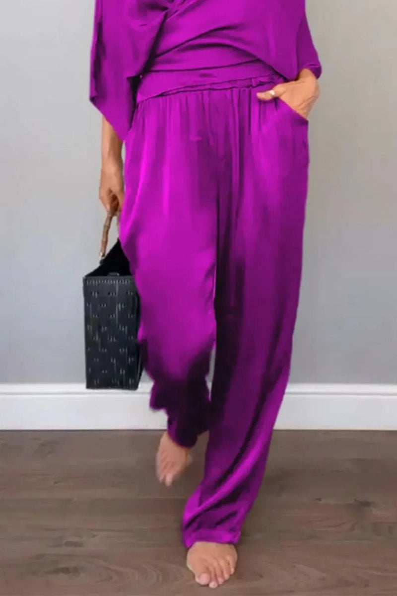 Schickes Wickel - Oberteil und Lässiger Hosen - Set - Livezo