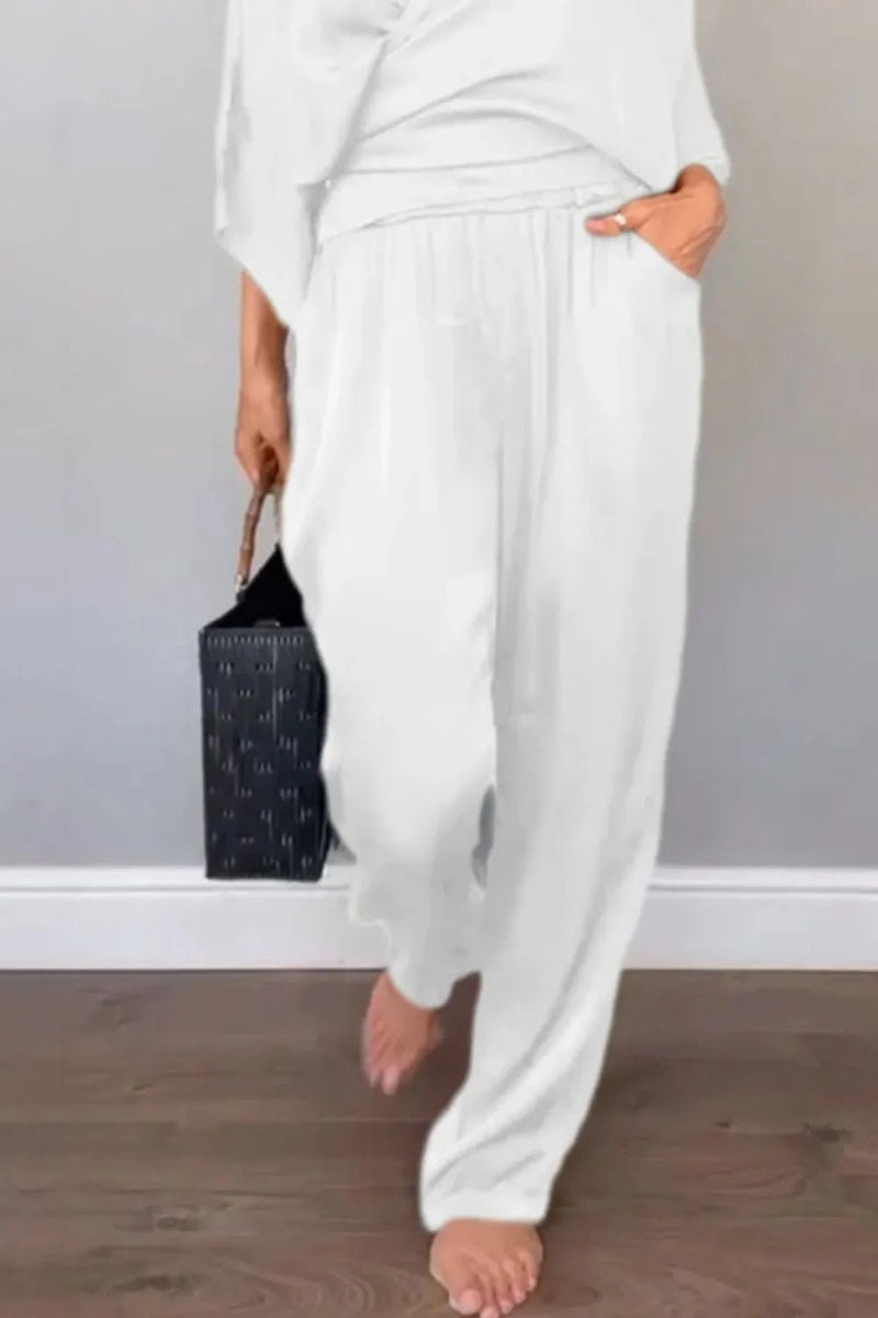 Schickes Wickel - Oberteil und Lässiger Hosen - Set - Livezo