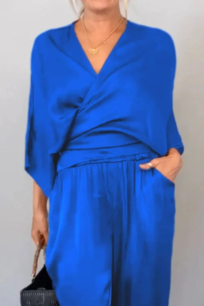 Schickes Wickel - Oberteil und Lässiger Hosen - Set - Livezo