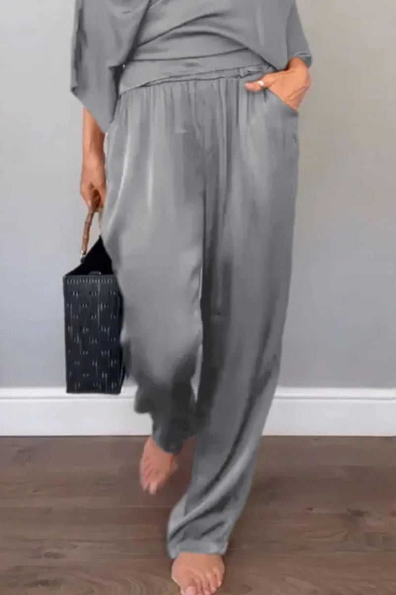 Schickes Wickel - Oberteil und Lässiger Hosen - Set - Livezo