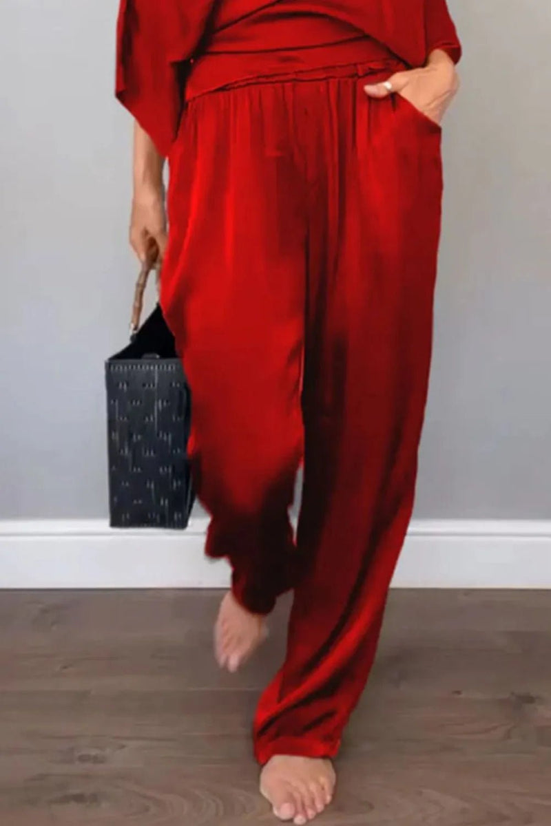 Schickes Wickel - Oberteil und Lässiger Hosen - Set - Livezo