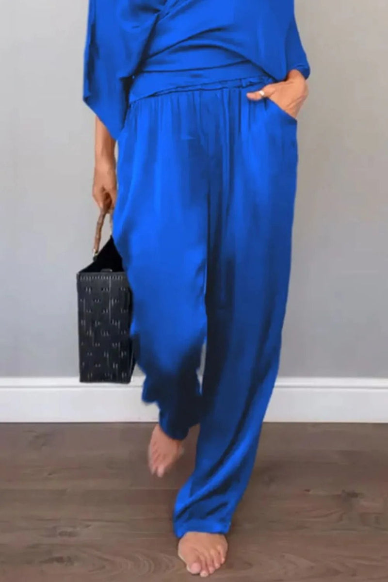 Schickes Wickel - Oberteil und Lässiger Hosen - Set - Livezo