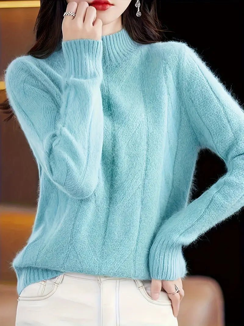 Sofie - Kuscheliger dicker Strickpullover für Damen – Vielseitig und stilvoll - Livezo