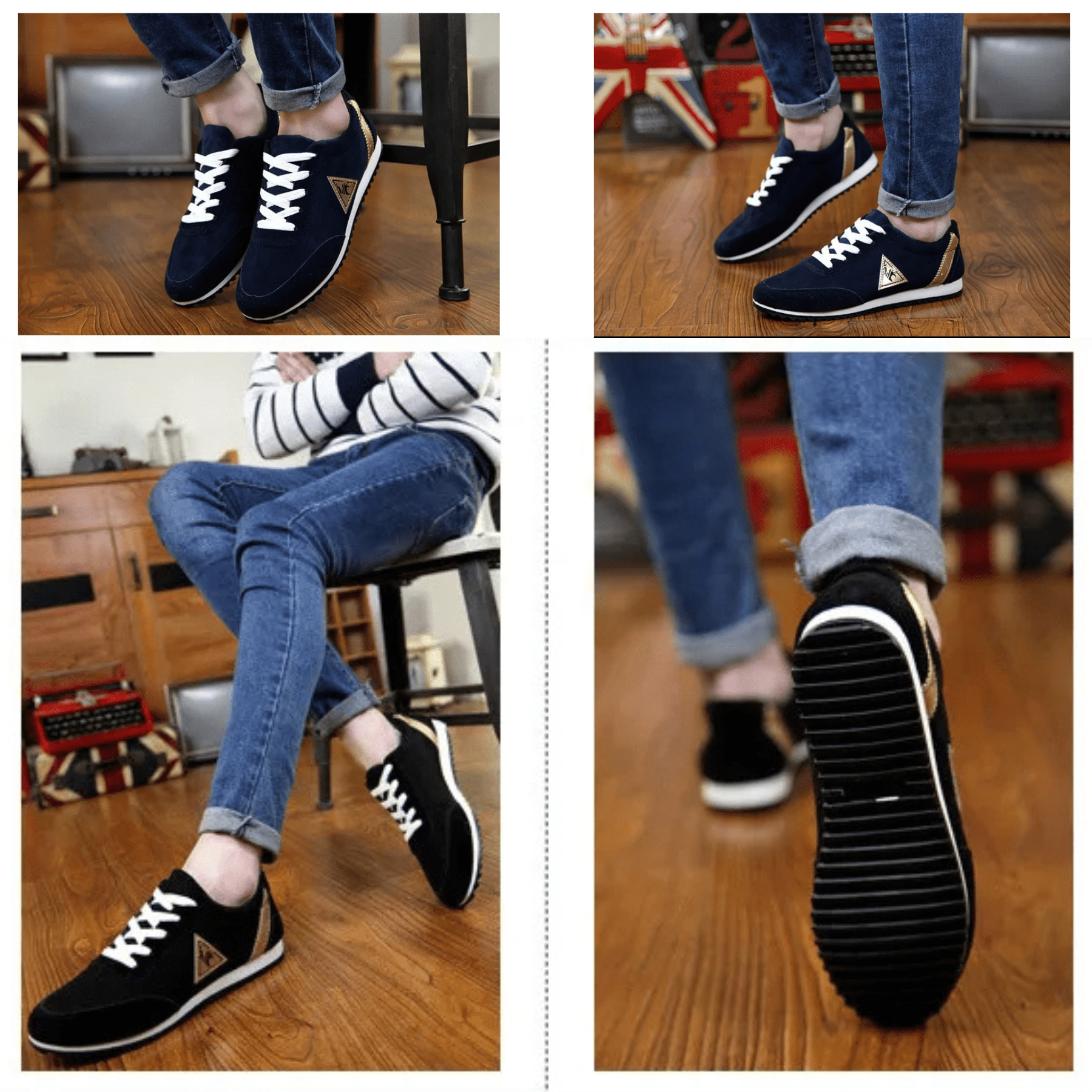 Stylish Retro Sneakers - Harren Cole