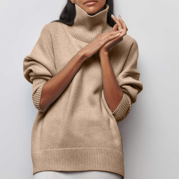 Tilda™ - übergroßer Pullover mit Rollkragen - Livezo