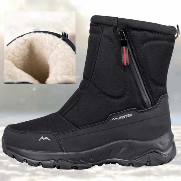 Tim - Die besten modischen Mesh Mid - Calf Schneestiefel - Livezo