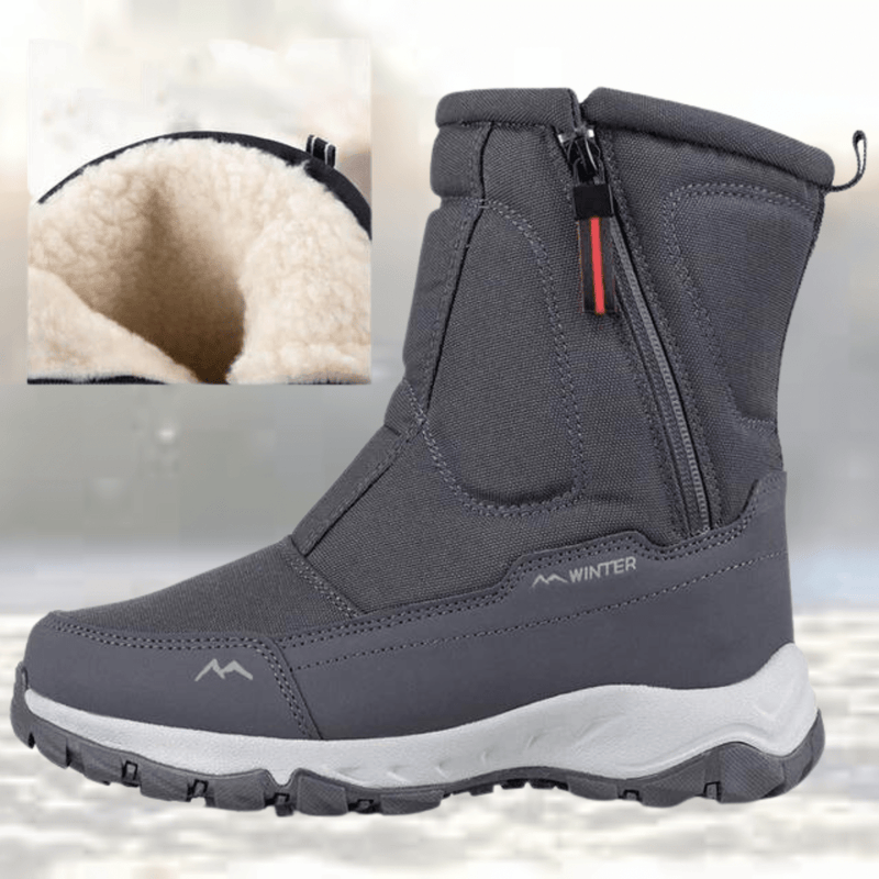 Tim - Die besten modischen Mesh Mid - Calf Schneestiefel - Livezo