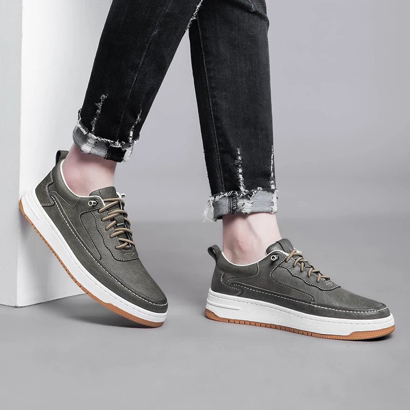 Urban Drop Men's Leather Sneakers - Harren Cole