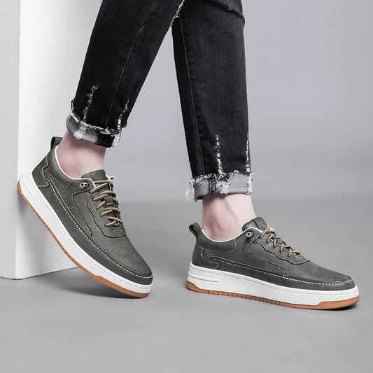 Urban Drop Men's Leather Sneakers - Harren Cole