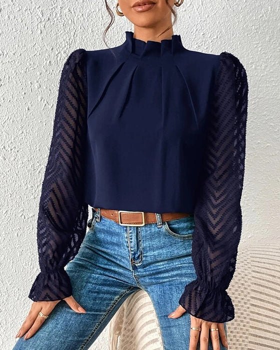 Vera - Das langärmelige Oberteil im Küsten - Chic - Livezo