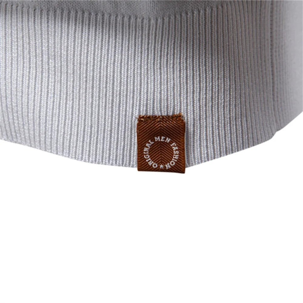 Vintage Knit Polo Shirt for Men - Harren Cole