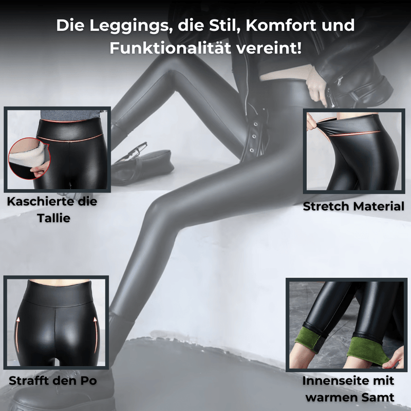 VixenTher Sexy Thermo - Lederleggings - Livezo