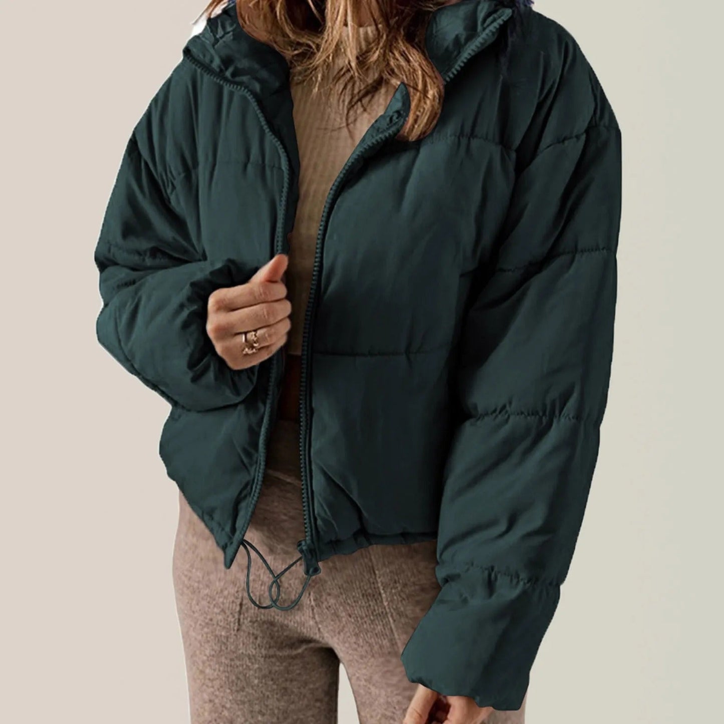 Warm Quilted Puffer Jacket - Harren Cole