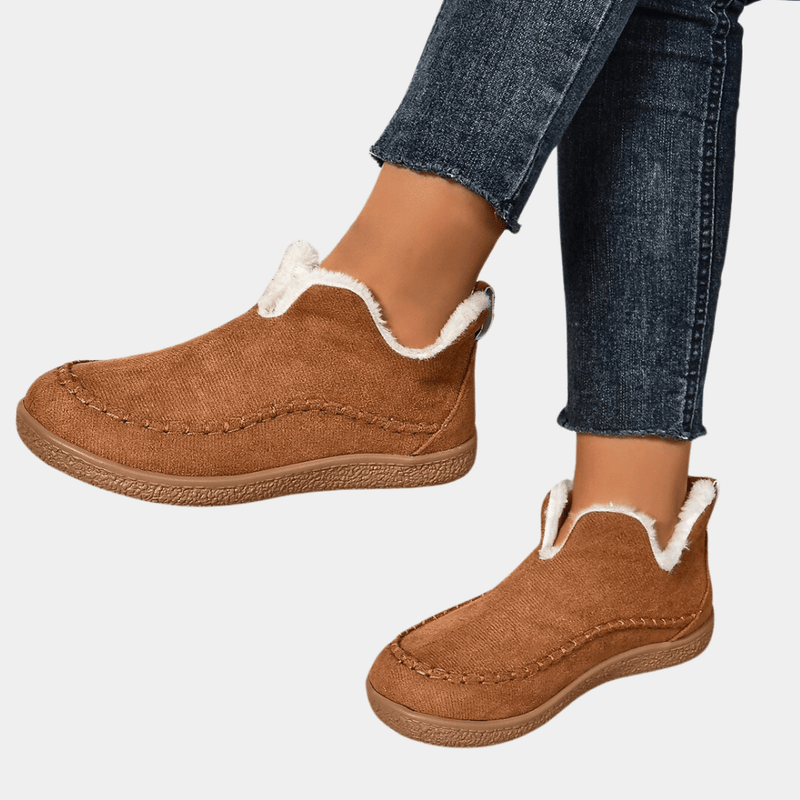 Warme Winterstiefel mit Futter aus Fleece und rutschfesten Sohlen - Livezo