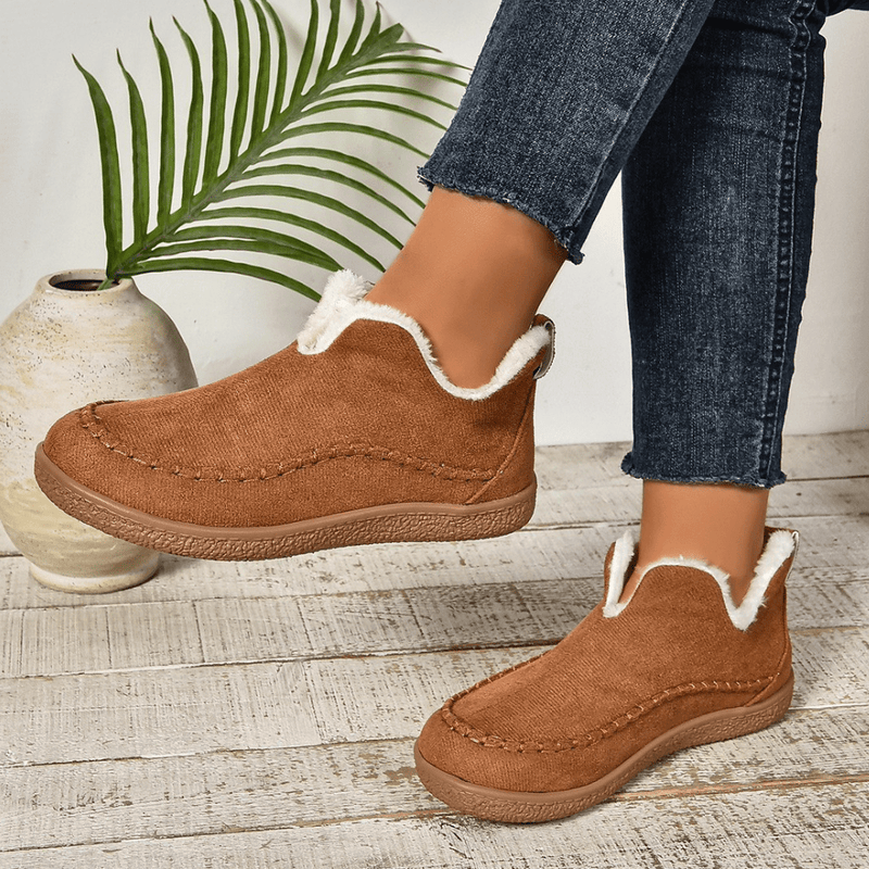 Warme Winterstiefel mit Futter aus Fleece und rutschfesten Sohlen - Livezo