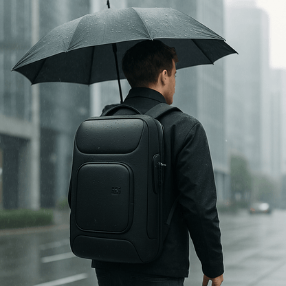 Waterproof Anti - Theft Backpack with USB Charging Port - Harren Cole