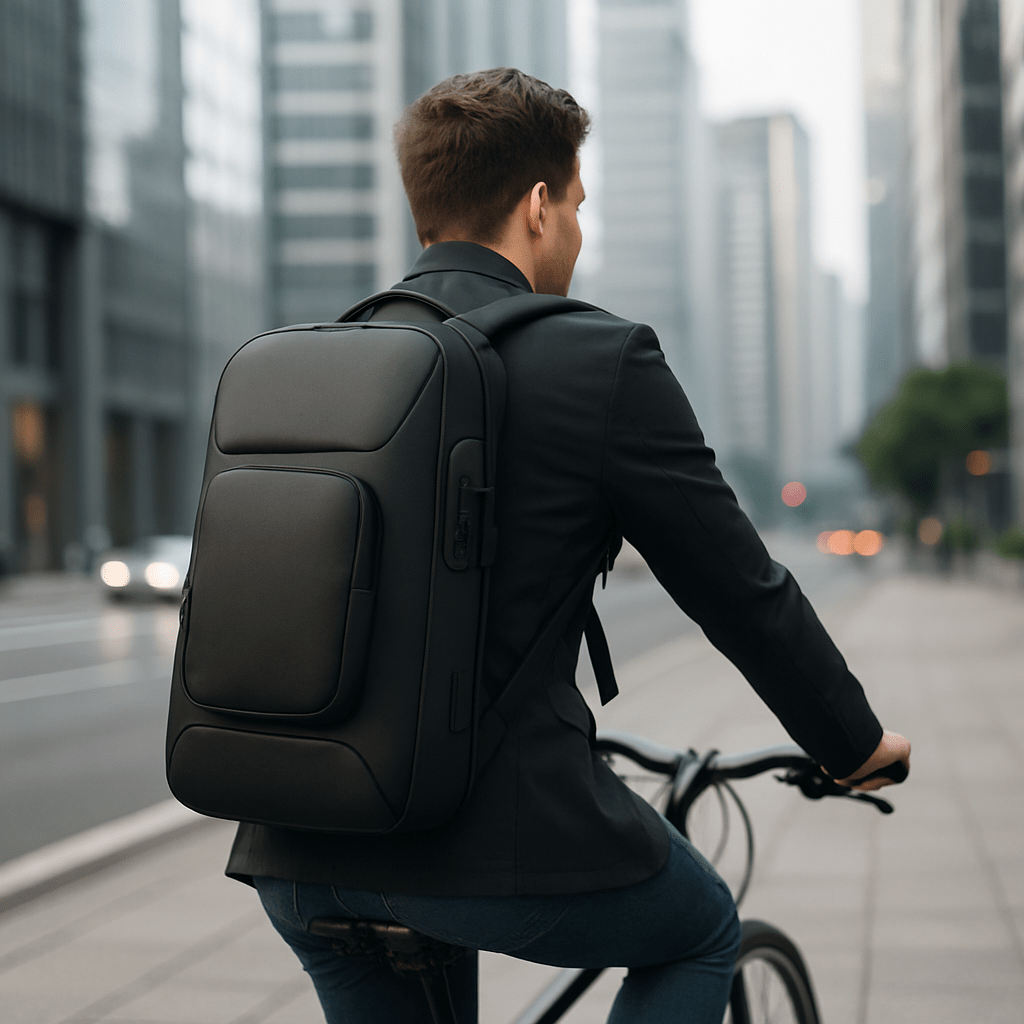Waterproof Anti - Theft Backpack with USB Charging Port - Harren Cole