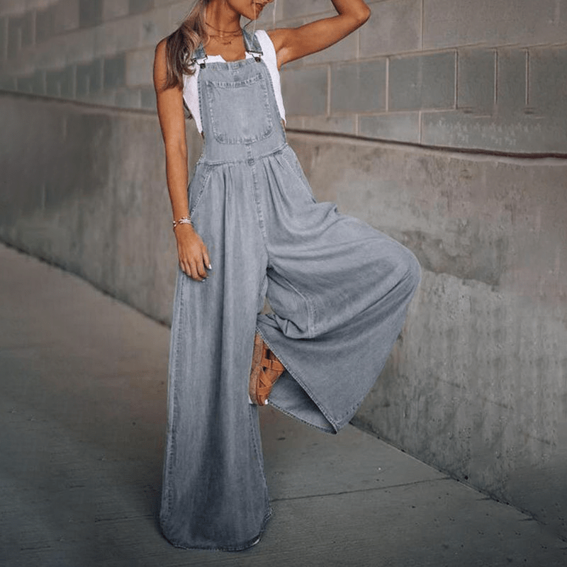 Yvette - Denim - Overall - Livezo