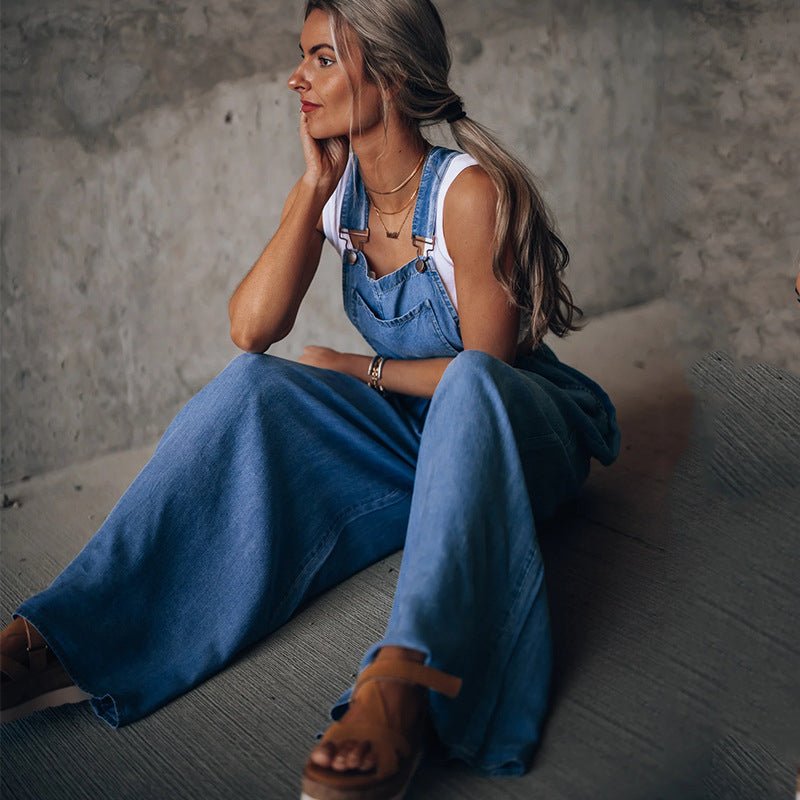 Yvette - Denim - Overall - Livezo