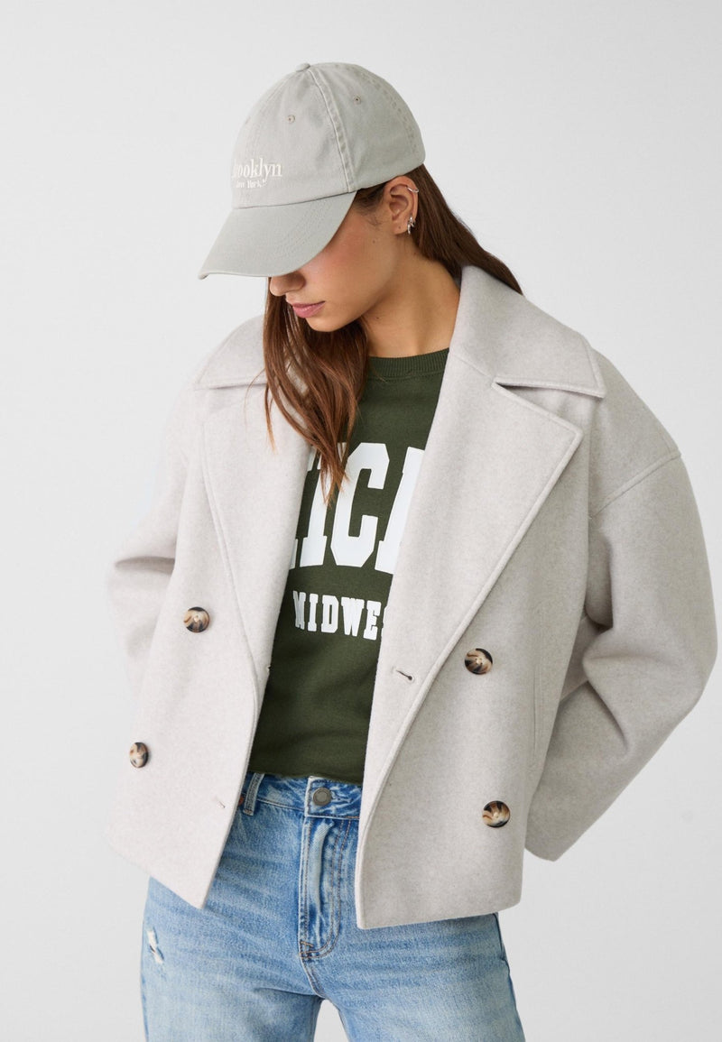 Zeitloser klassischer kurzer Mantel für Damen - Livezo