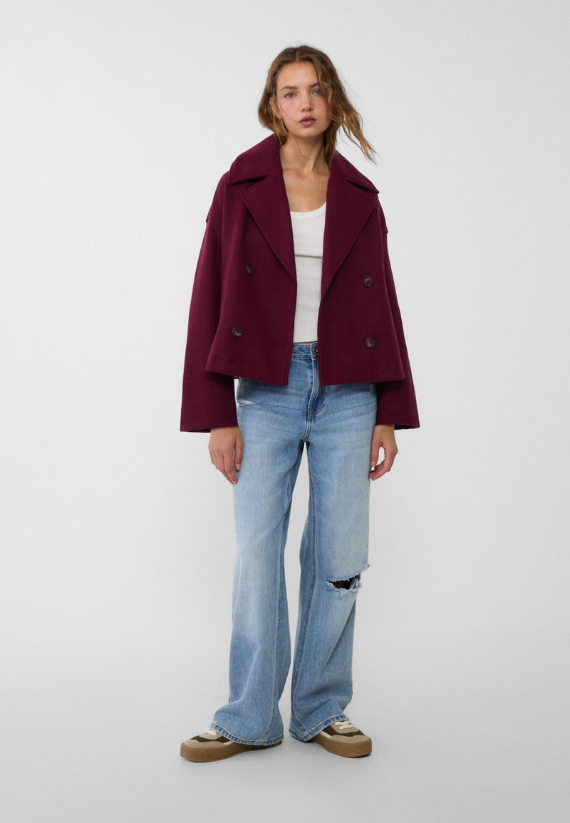 Zeitloser klassischer kurzer Mantel für Damen - Livezo