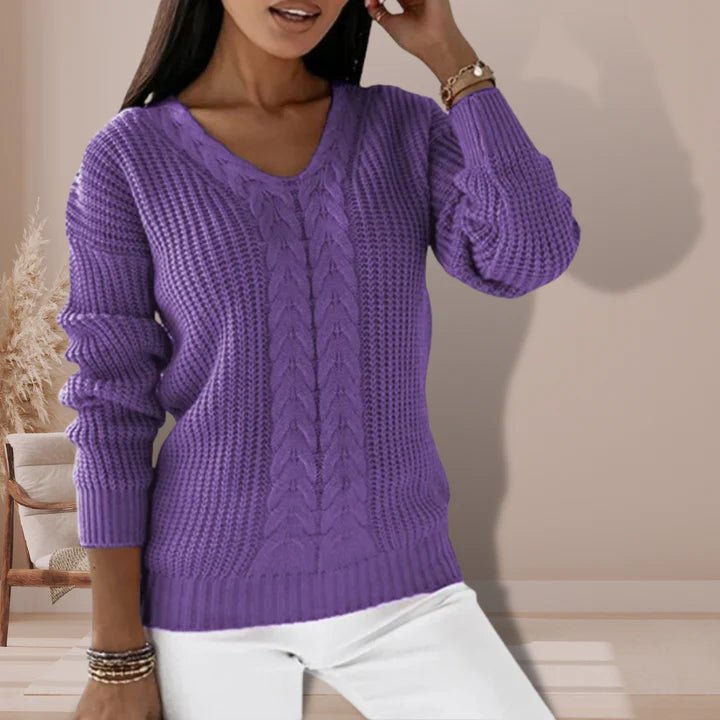 Zina - Warmer Strickpullover - Livezo