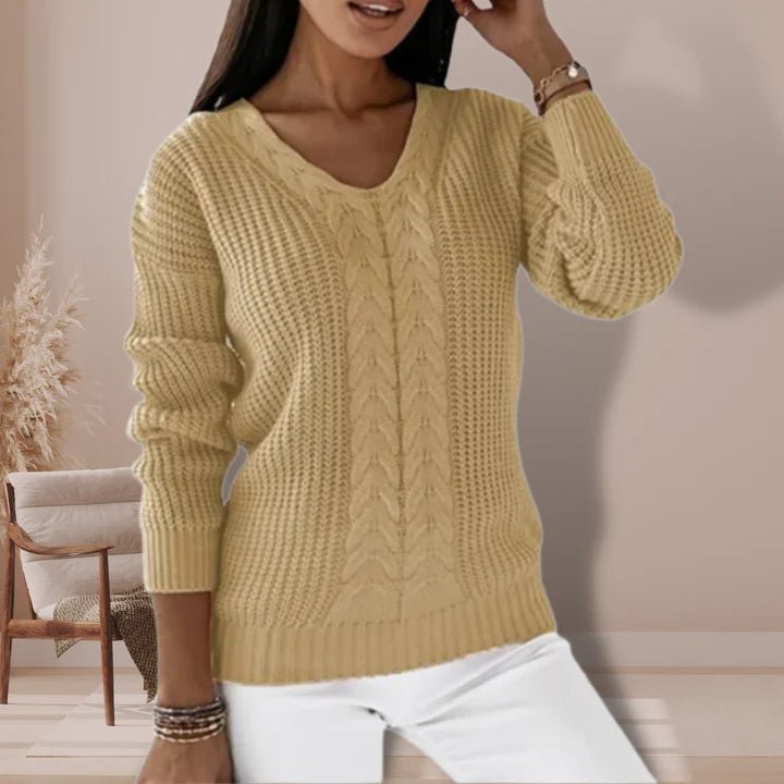 Zina - Warmer Strickpullover - Livezo