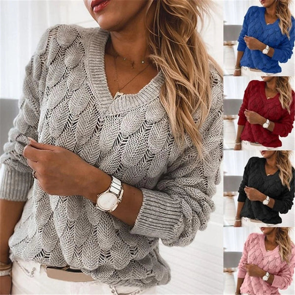 Elli | Damen - Strickpullover - Livezo