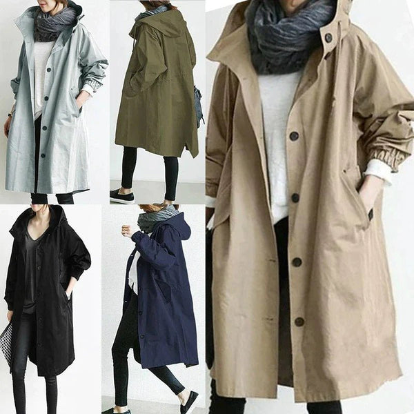 Jana - Regenfester Trenchcoat - Livezo